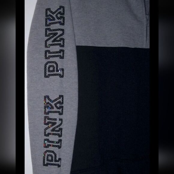 PINK CHICAGO Skyline 1/4 zip pullover sweatshirt - Picture 3 of 5